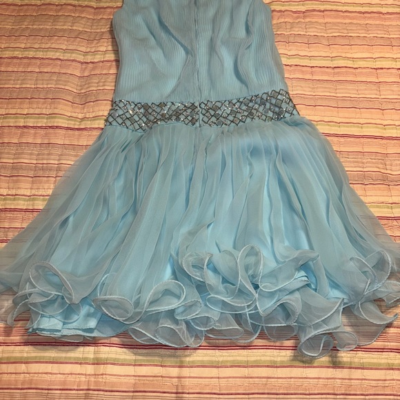 Miss Elliette Light Blue Formal Kids Dress - Picture 8 of 16